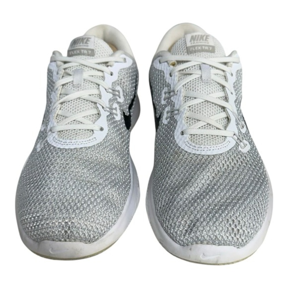 Nike Training Flex TR7 Running Shoes Womens 8 Sneakers White Mesh - Picture 2 of 7